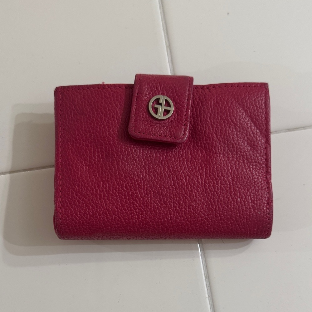 Pink Leather Wallet